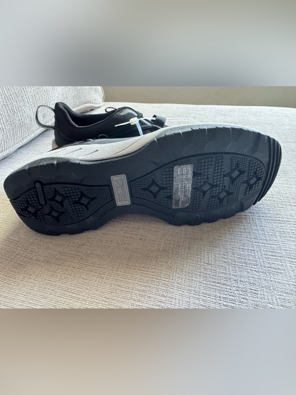 Rockport XCS Water Resistant Black Grey Sneakers Shoes Women’s Size 7 NEW - Picture 6 of 6